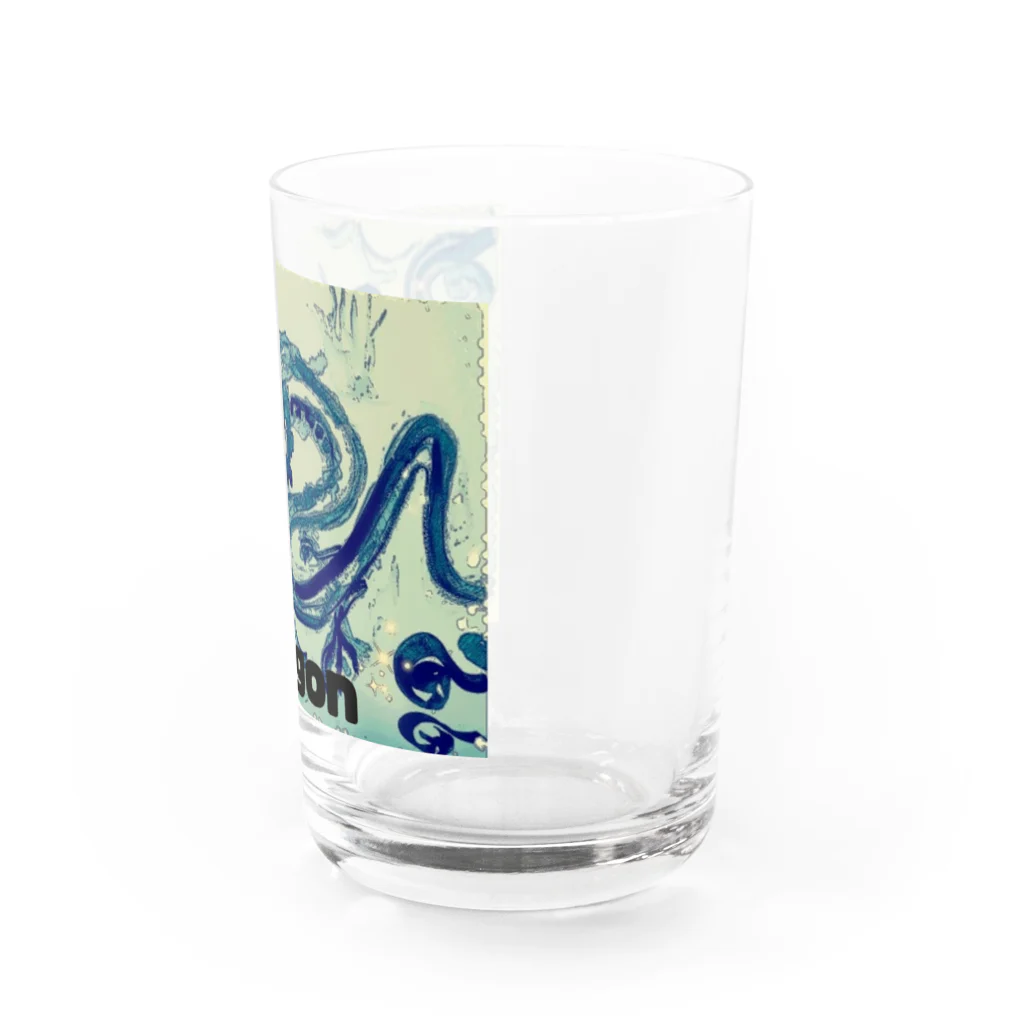 水彩屋のDragon Water Glass :right