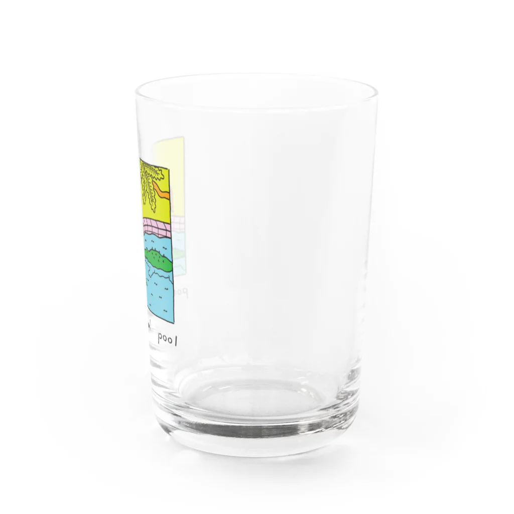 Futakawa Mayuのグッズショップのpool ワニ Water Glass :right