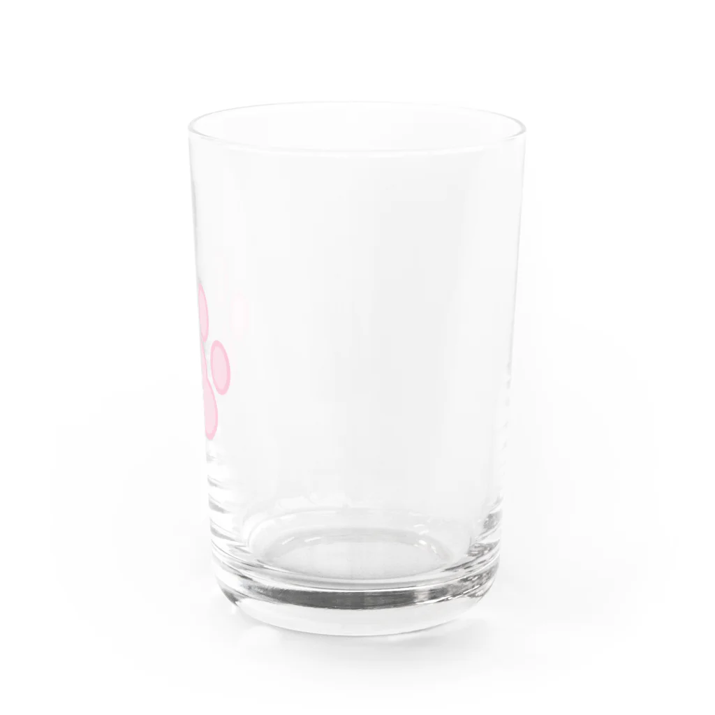 honey_sosの「にくきゅう うすピンク」 Water Glass :right