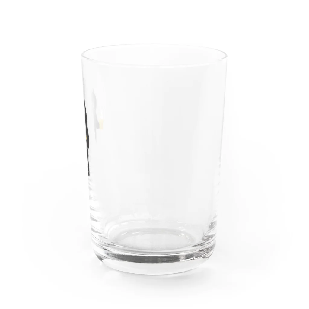 SUIMINグッズのお店のソフトクリームを急ぎめに運ぶねこ Water Glass :right