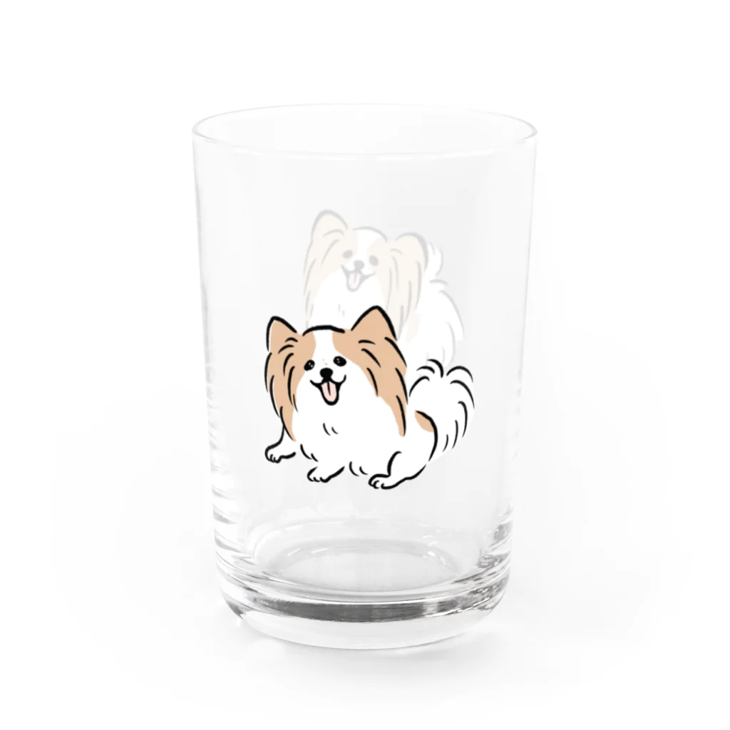 ぺろぺろぺろぺろ【せいこせんせい】のパピヨン【せいこせんせい】 Water Glass :right