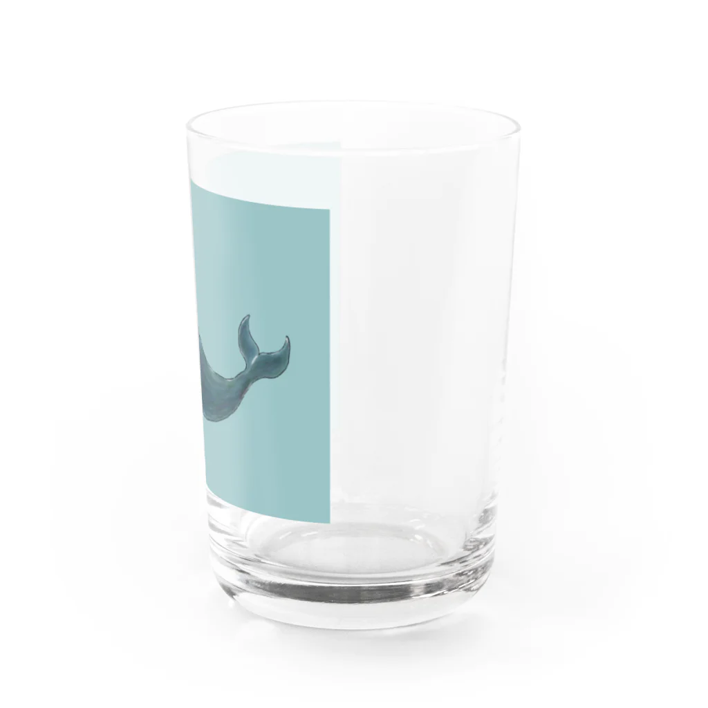 はちえんのお店のくじらくん（文字なし） Water Glass :right