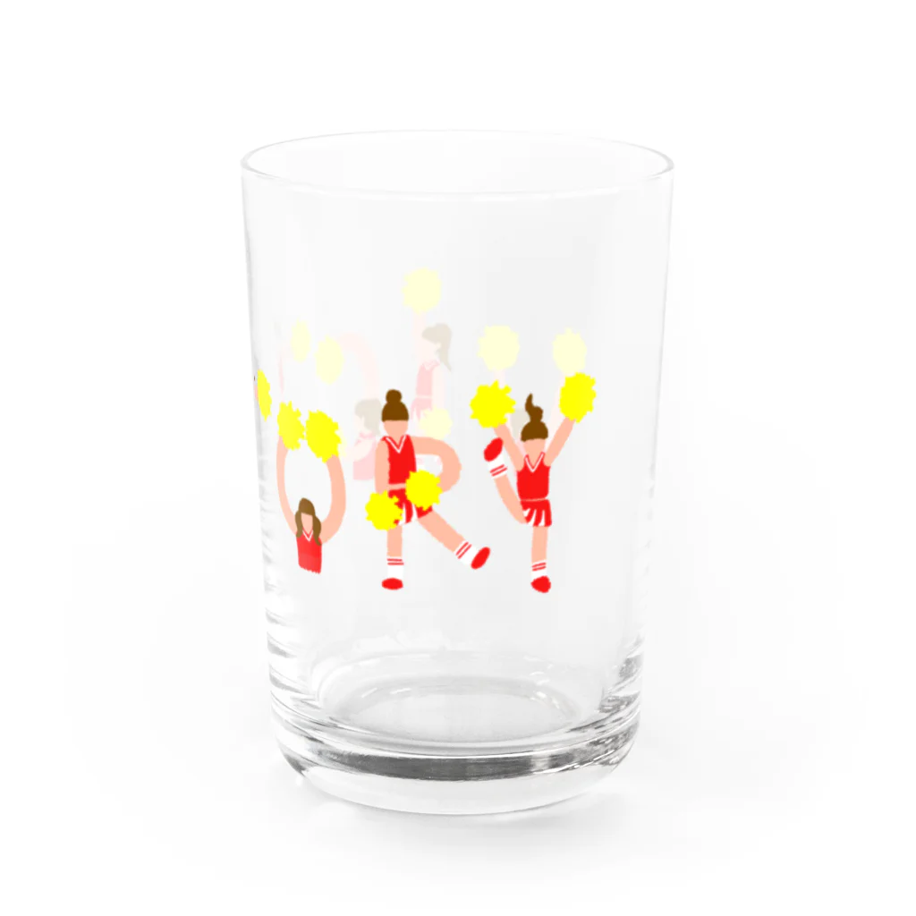 のぐちさきのVICTORY（赤) Water Glass :right