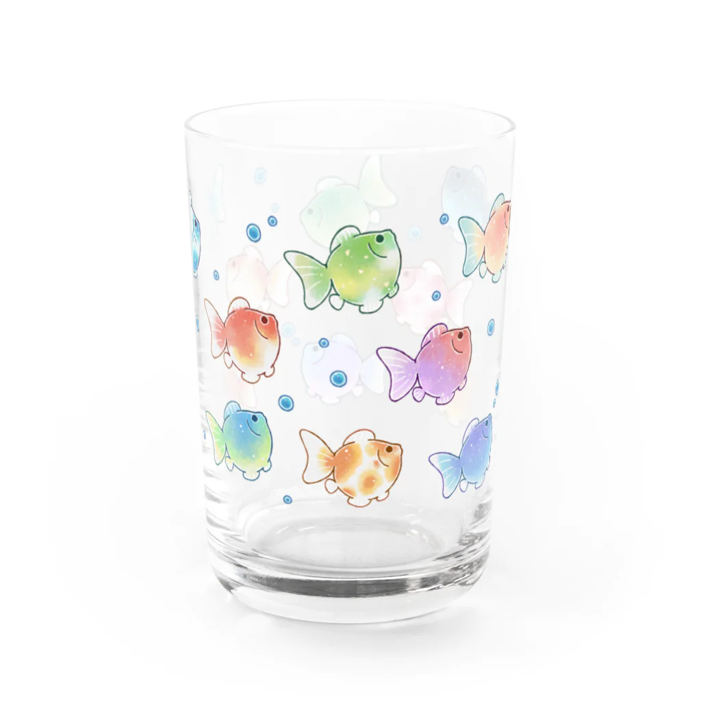 はちの字🐁 のまんまるきんぎょ Water Glass :right