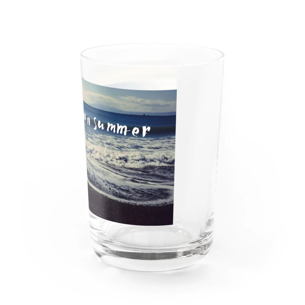 Shonan summerの波打ち際 Water Glass :right