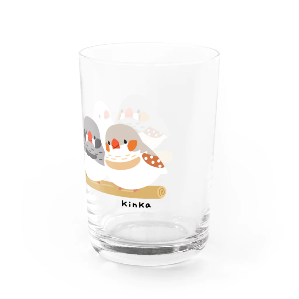 TeaDrop.Cのキンカチョウ Water Glass :right