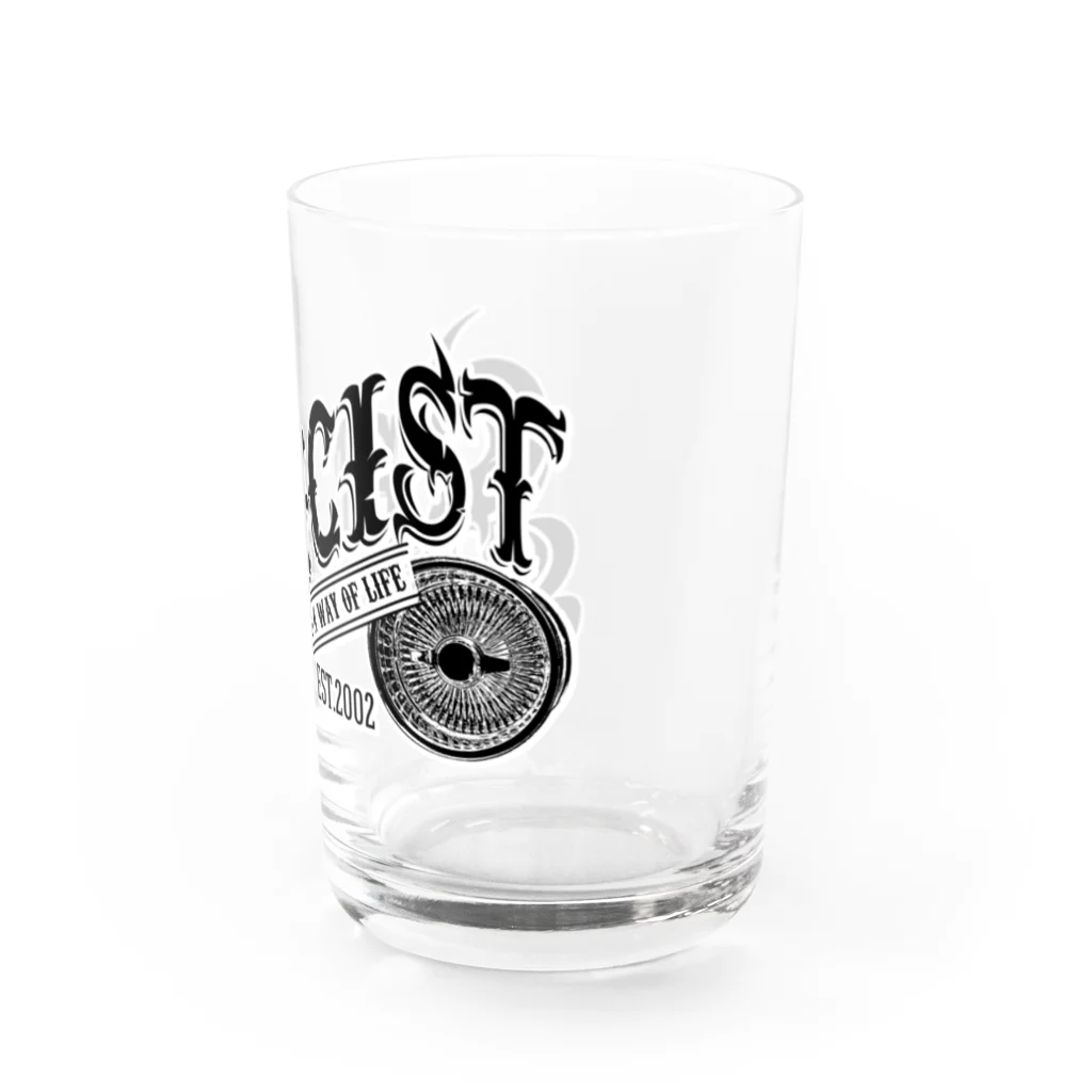 SencistWorks-ｾﾝｼｽﾄﾜｧｸｽ-のLOWSTYLE （白バック：濃色） Water Glass :right