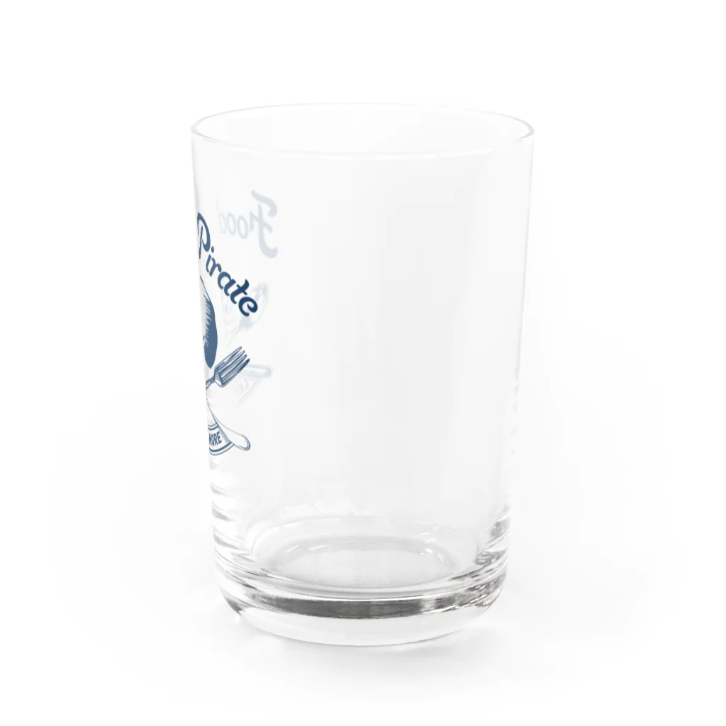 LONESOME TYPE ススのLET'S EAT MORE (NAVY) Water Glass :right