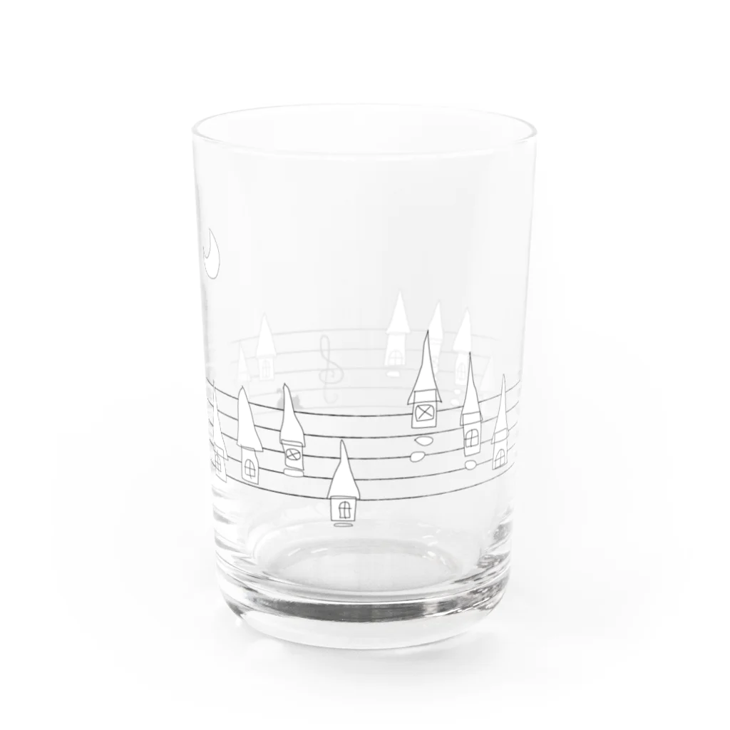 のんびりCafeの布屋さんの夜の散歩道 Water Glass :right