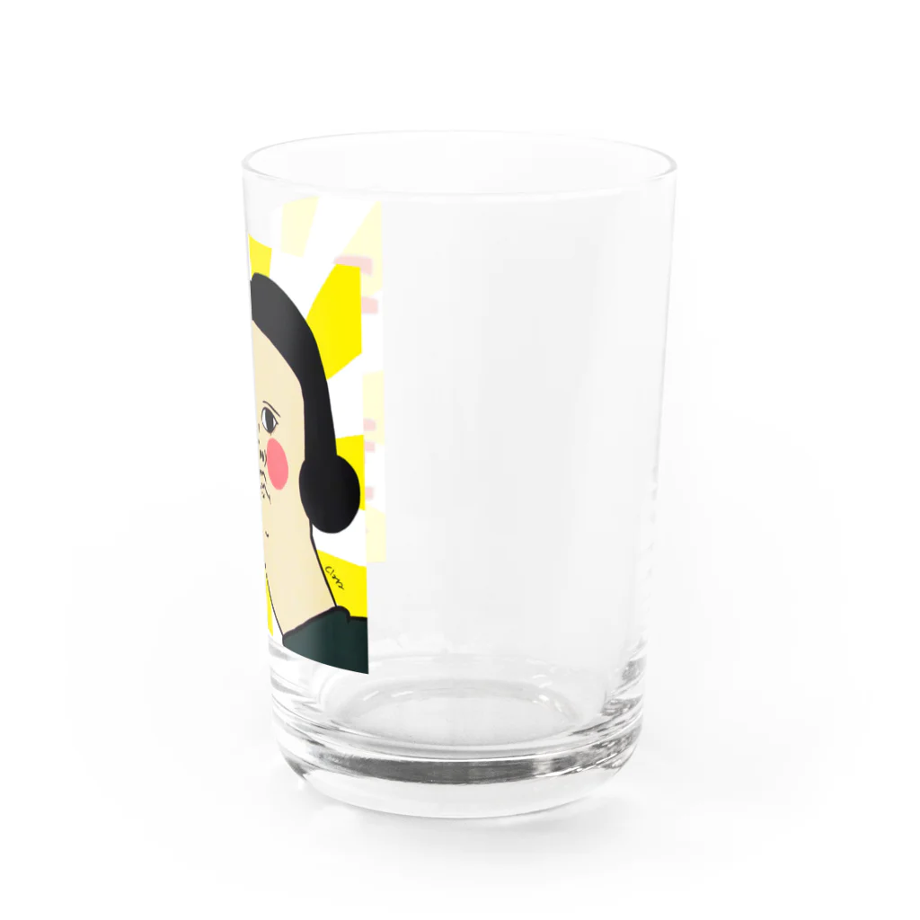 Claraのおみせのユーモア Water Glass :right