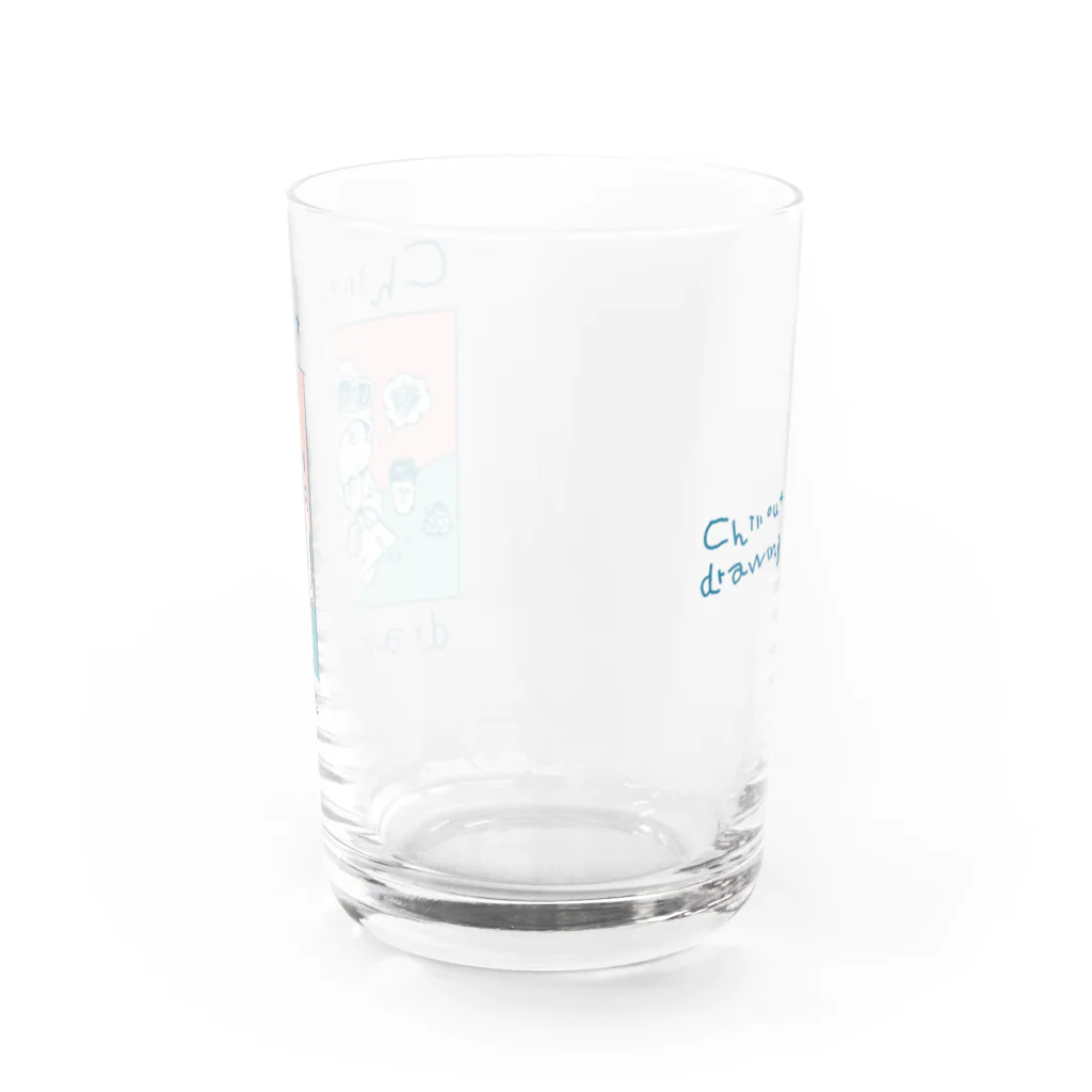 MORIのChillout Drawing Water Glass :right