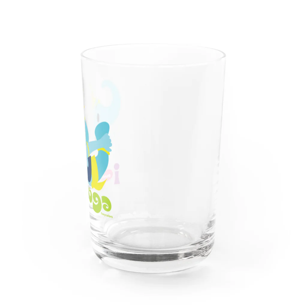 FOXY COLORSのヨガの先生ガネゾーくん Water Glass :right