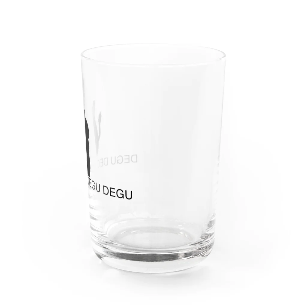 ちいたさんのシルエットデグー Water Glass :right