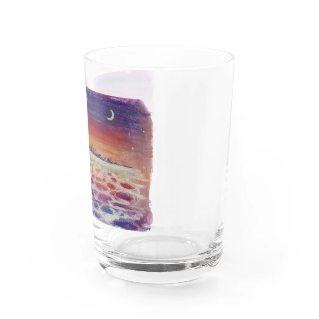 仏壇スイーツ　mamiの夕焼け海 Water Glass :right