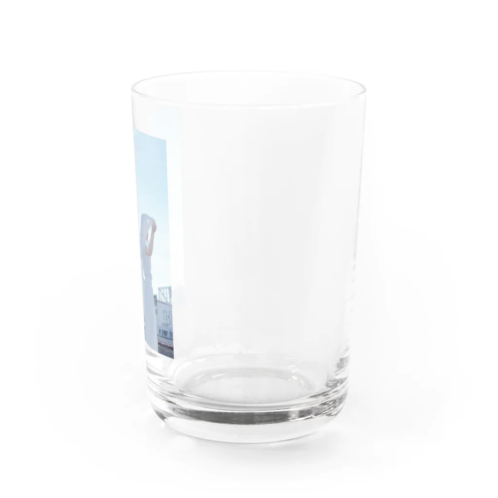 watery moonのclear blue Water Glass :right