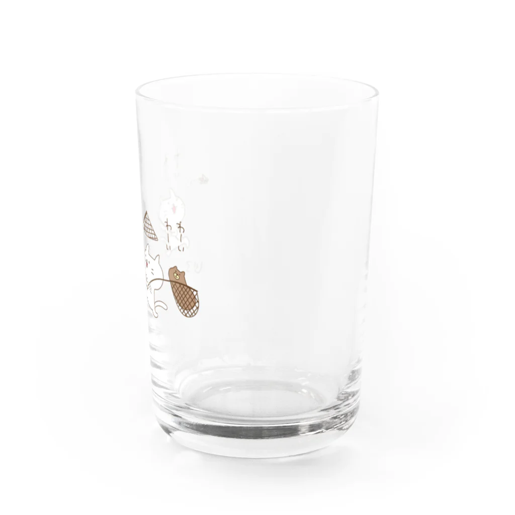 Hello Happy Catのにゃんずの虫とりwithちゃめし〜 Water Glass :right