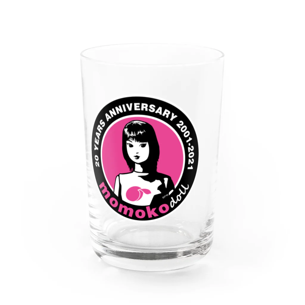 PetWORKs SUZURI Shopのmomoko20th Water Glass :right