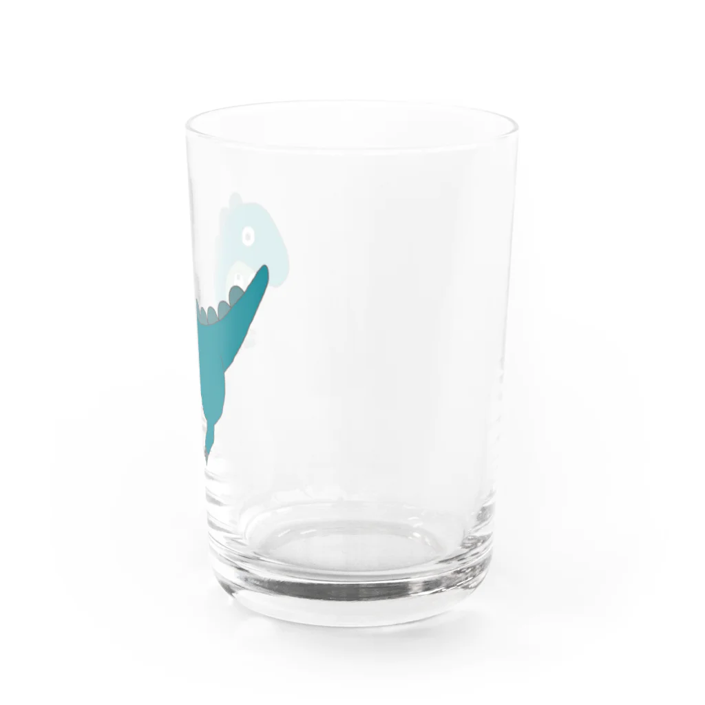 ゾンビDEATHの恐竜ゾンビ Water Glass :right