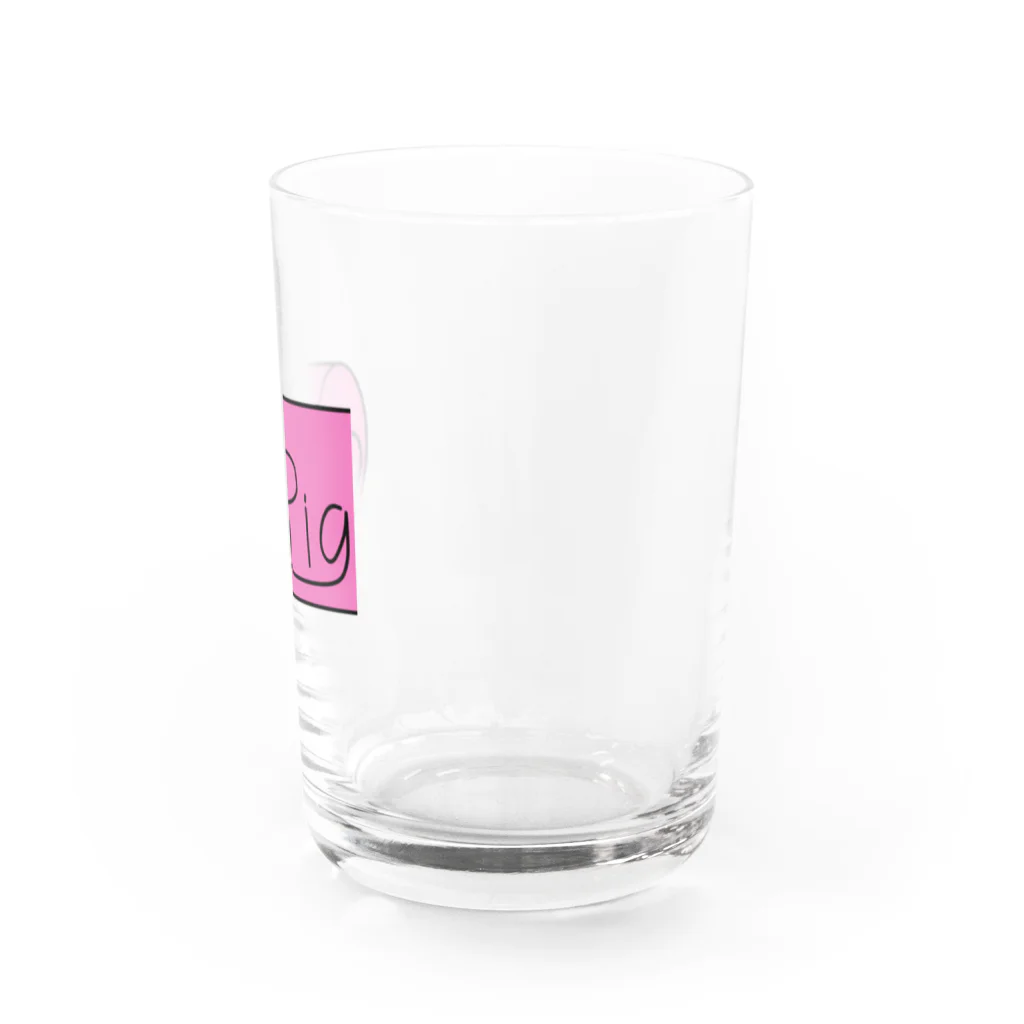 ぶたさぶのお店のブタ缶 Water Glass :right