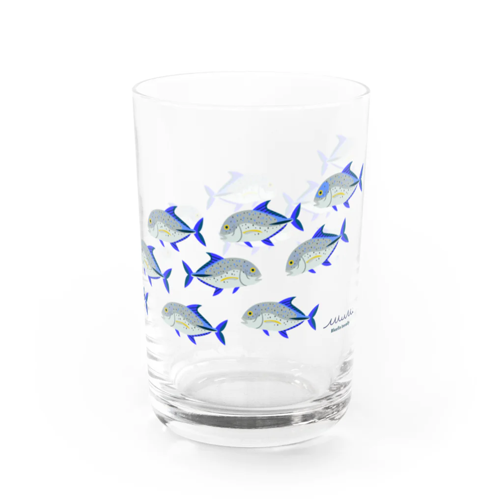 Astrio SUZURI店の魚の群れ カスミアジ Water Glass :right