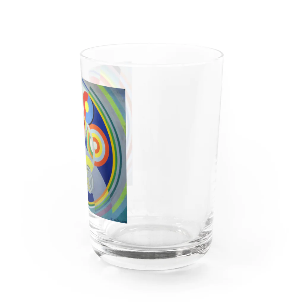 世界の絵画アートグッズのロベール・ドローネー 《リズム No.1》 Water Glass :right