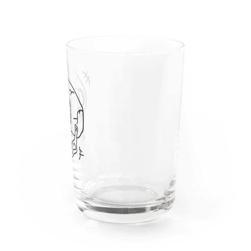 ナチュラルBONEキラーズのホネ＝アカルイーヤ Water Glass :right