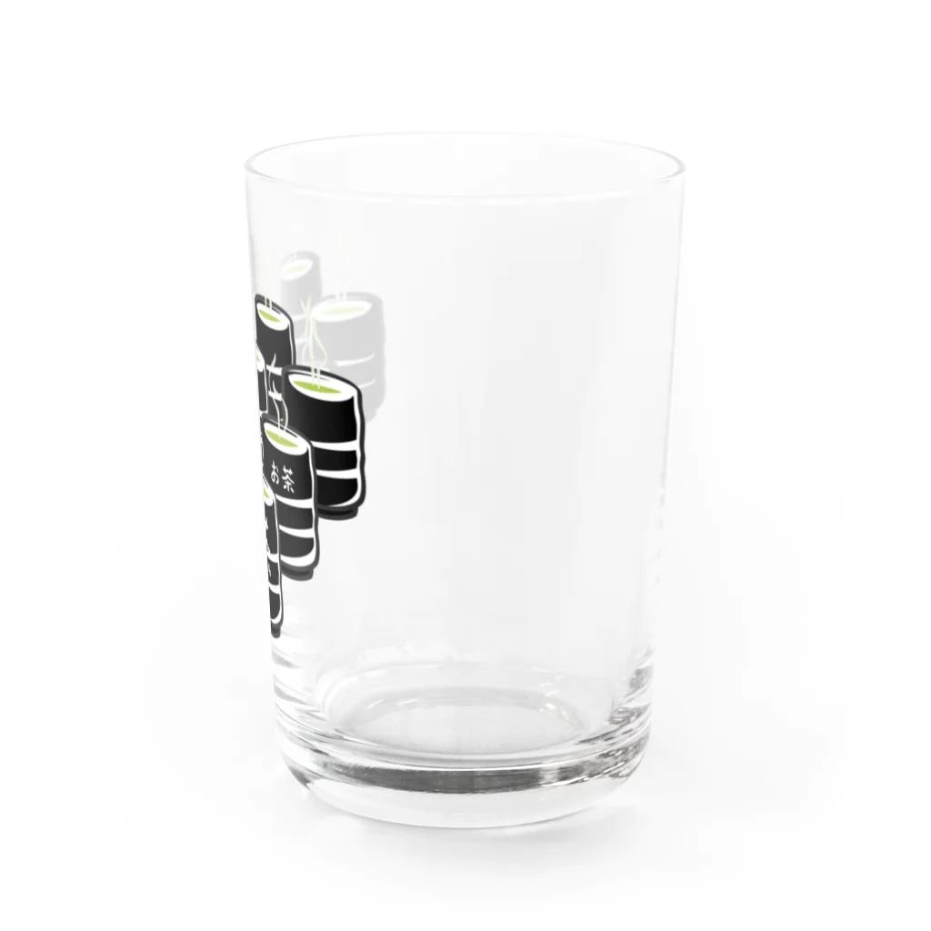 イラスト MONYAAT のおおいお茶 Water Glass :right
