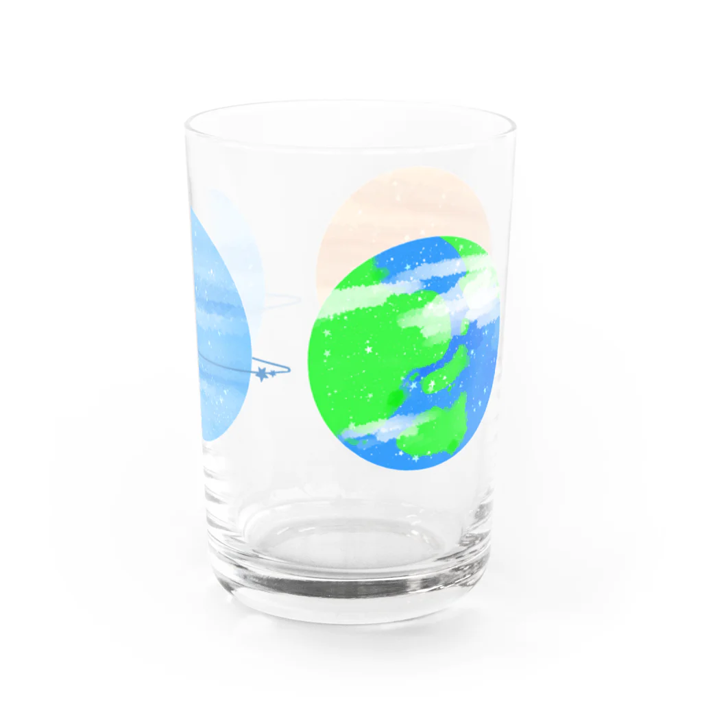 RE！Leafmoonの宇宙・惑星イラスト Water Glass :right