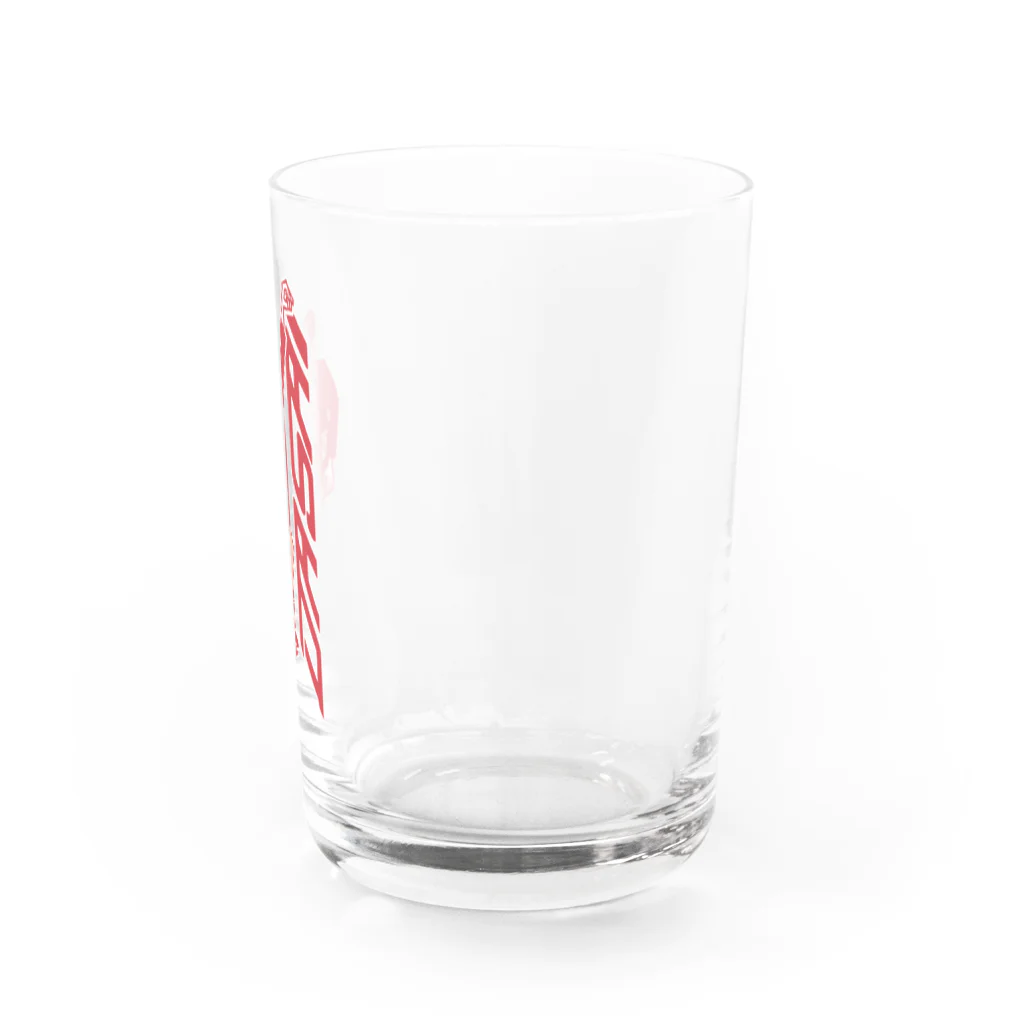ダサい曲をかけるパーティーのDASAI（赤） Water Glass :right