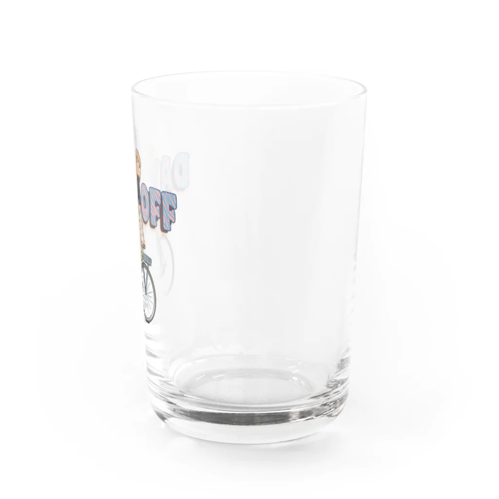 nidan-illustrationの"DAY OFF" Water Glass :right