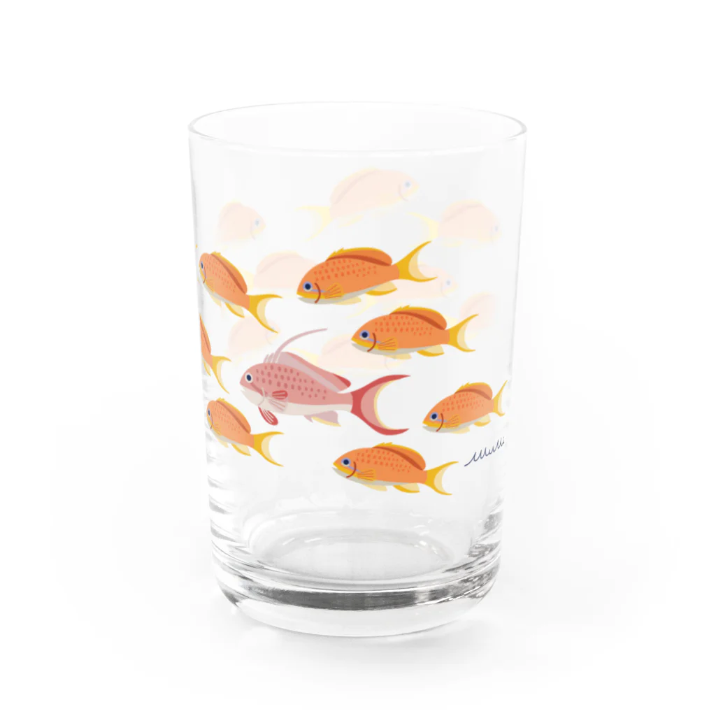 Astrio SUZURI店の魚の群れ キンギョハナダイ Water Glass :right