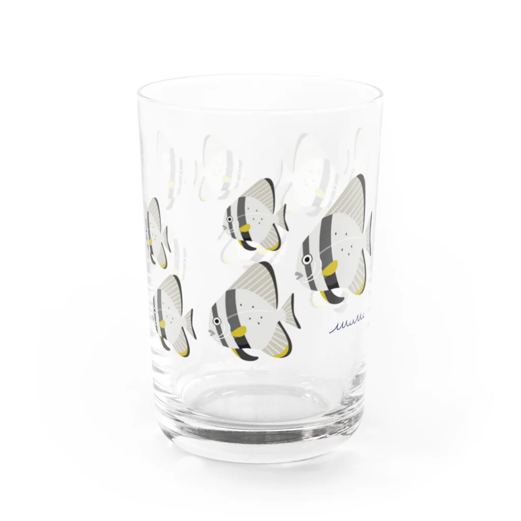 Astrio SUZURI店の魚の群れ ナンヨウツバメウオ Water Glass :right