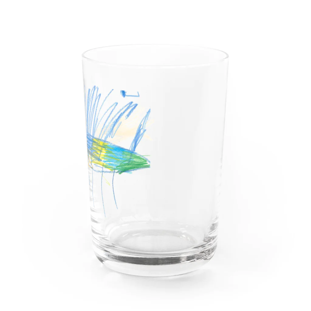 pan2222のきょうりゅう Water Glass :right