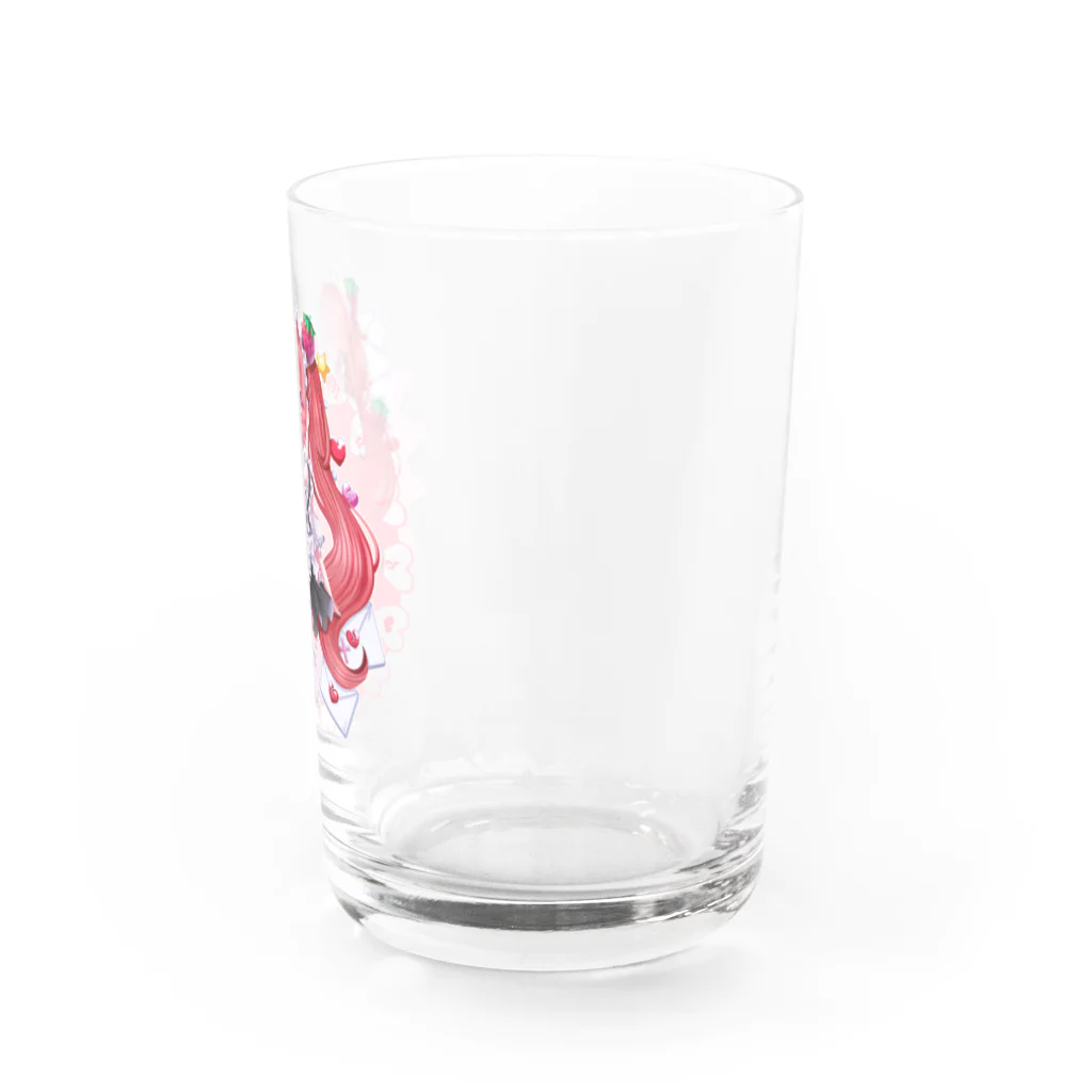 来世の林檎しゃん のSuicide Maid ミニキャラ赤色❤️ Water Glass :right