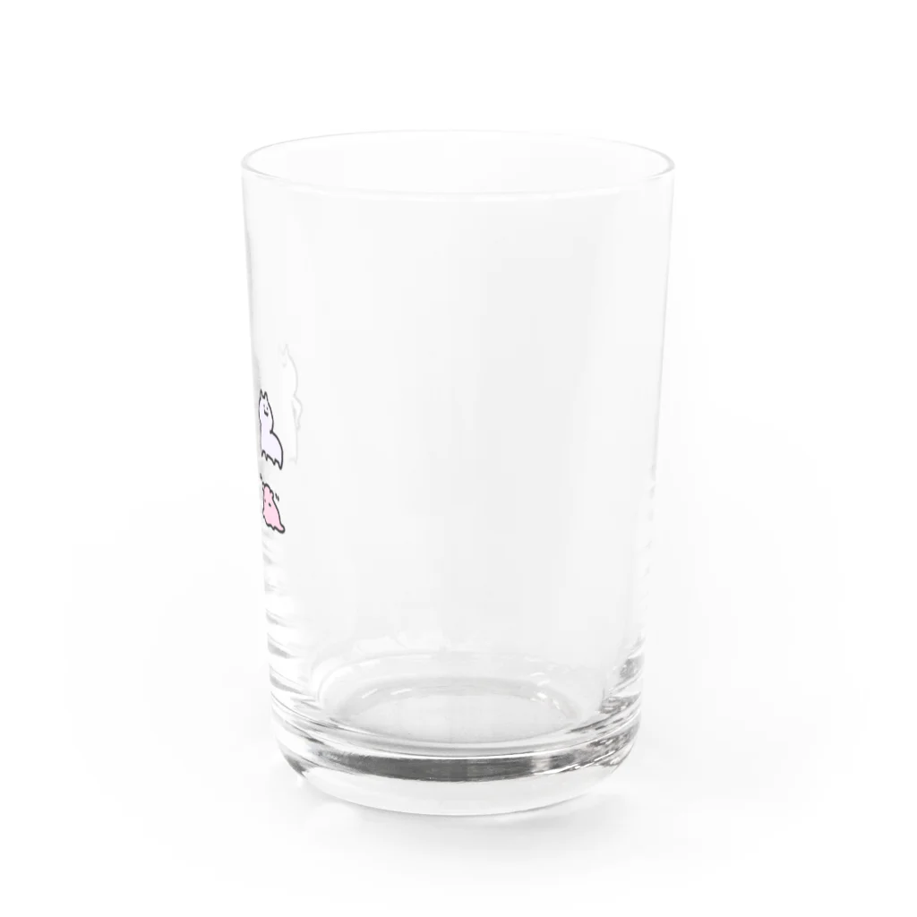 ぱんぐらす| ε:)_🌱のねことねことたこ Water Glass :right