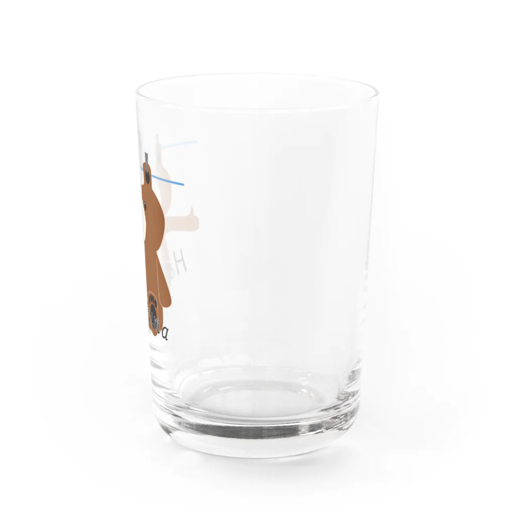 久保山の干しくま（OK） Water Glass :right