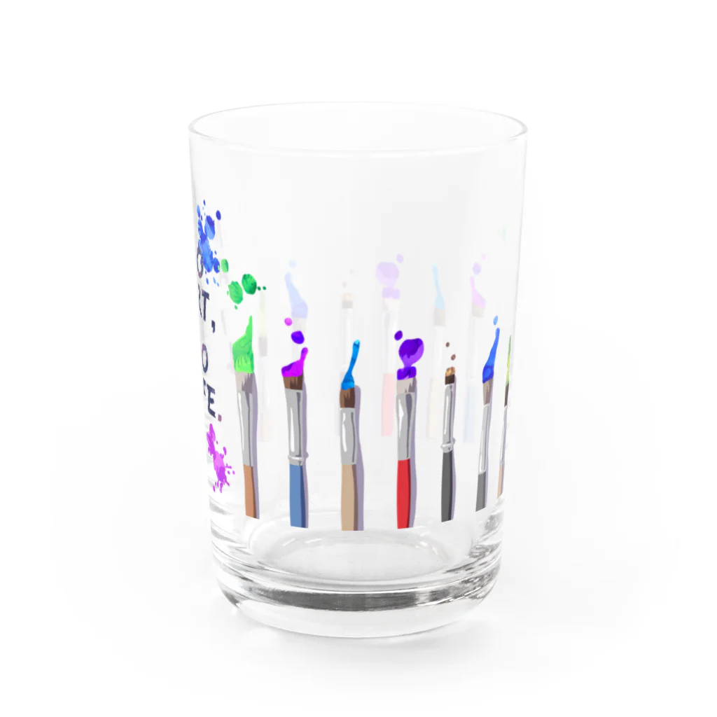 ひのいろ研究室　購買部のNO ART,NO LIFE. Water Glass :right