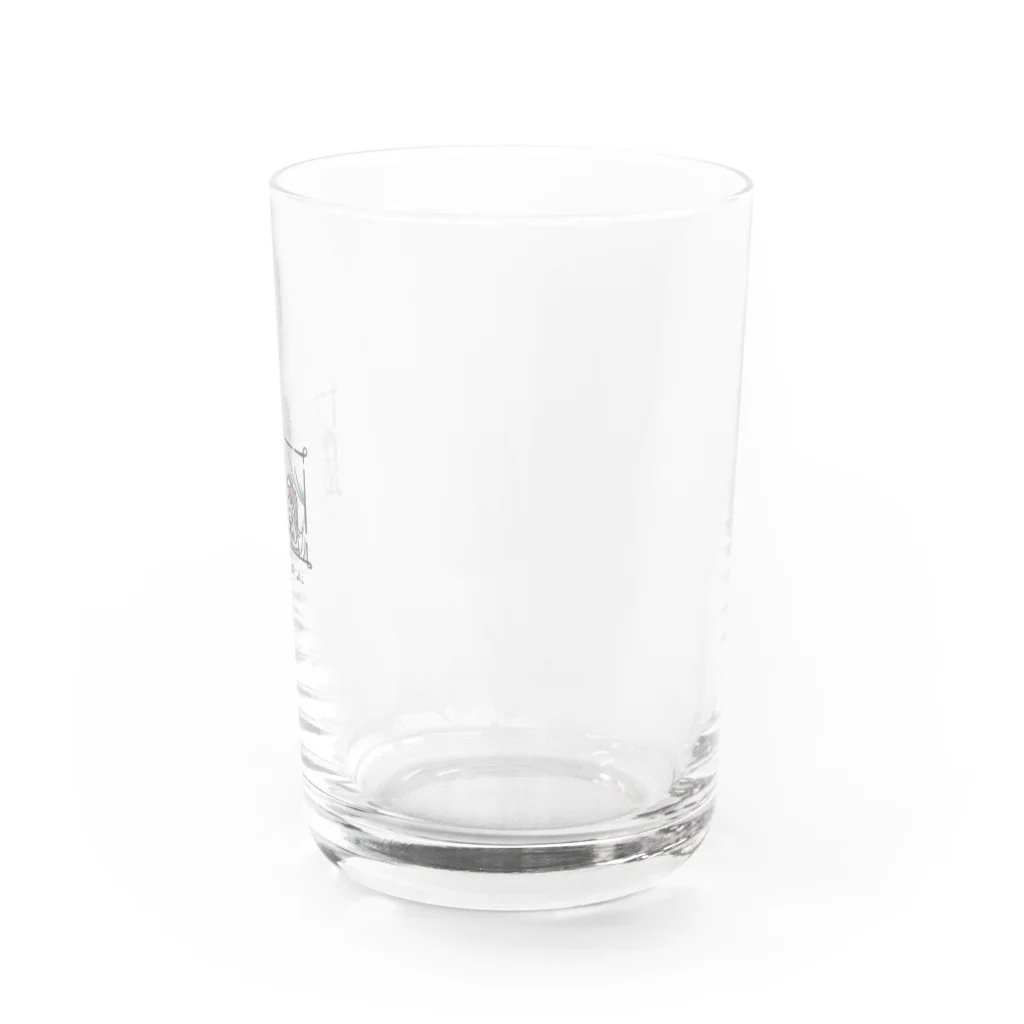 三桜のお店のティータイム女の子 Water Glass :right