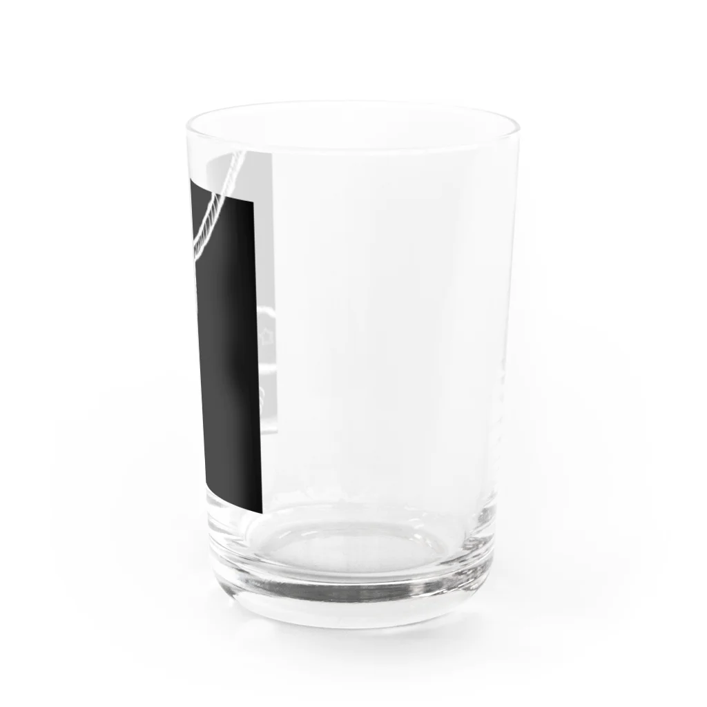 地雷女まお🖤🗝🧸の不穏な黒クマ Water Glass :right
