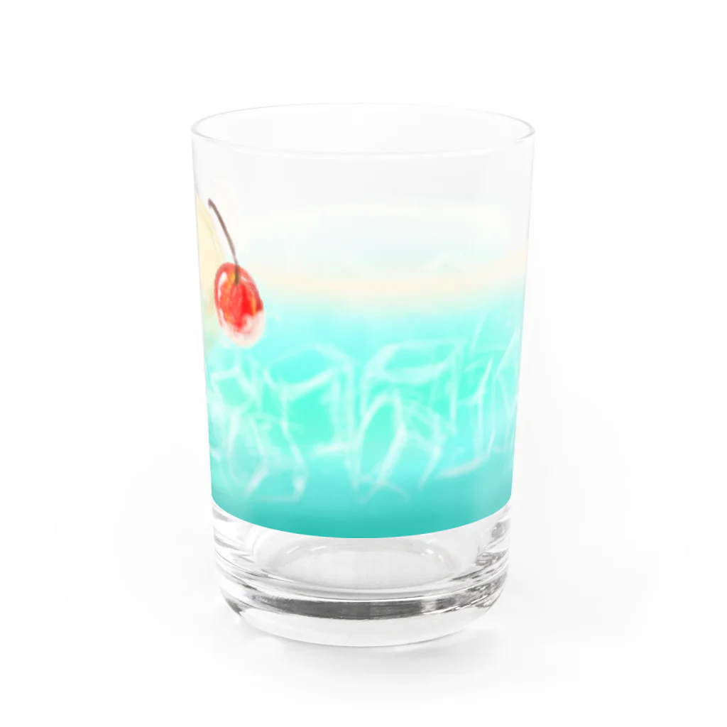 あおねこのお店。のいつでもクリソ。 Water Glass :right