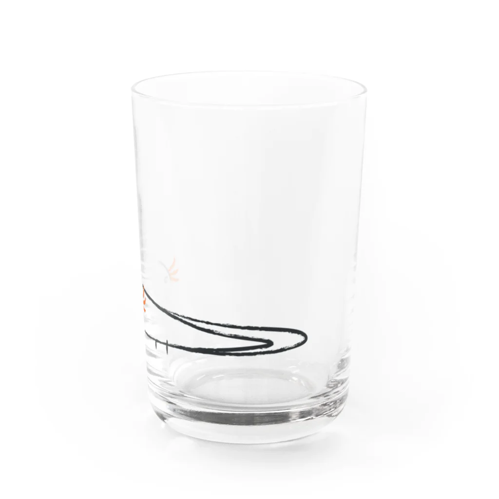 9ziのウーパールーパー Water Glass :right
