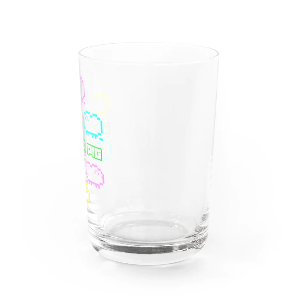 もんぺ＋MORPHEUSのカラフルモルドット Water Glass :right