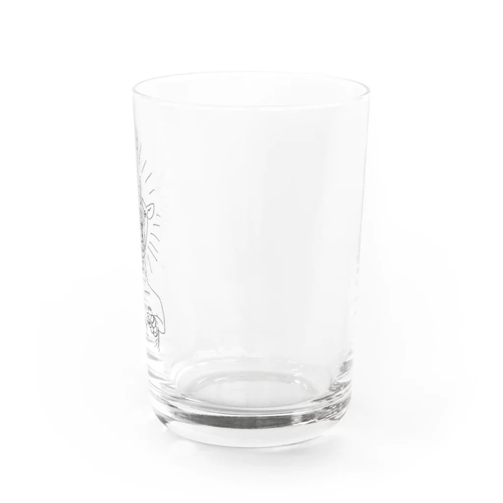 かえるはるきのこ（RURUKO)の物申すヤギ Water Glass :right