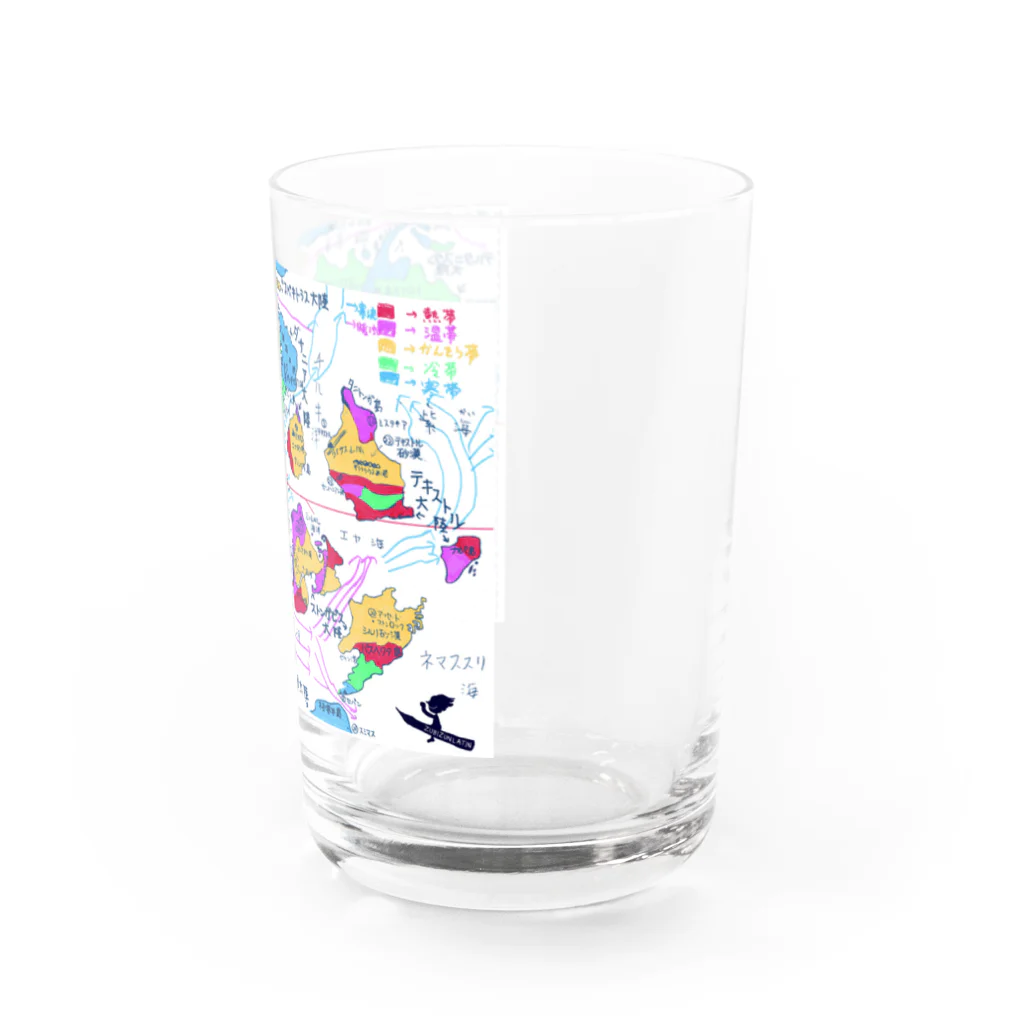 スビズンラ店の架空地図 Water Glass :right