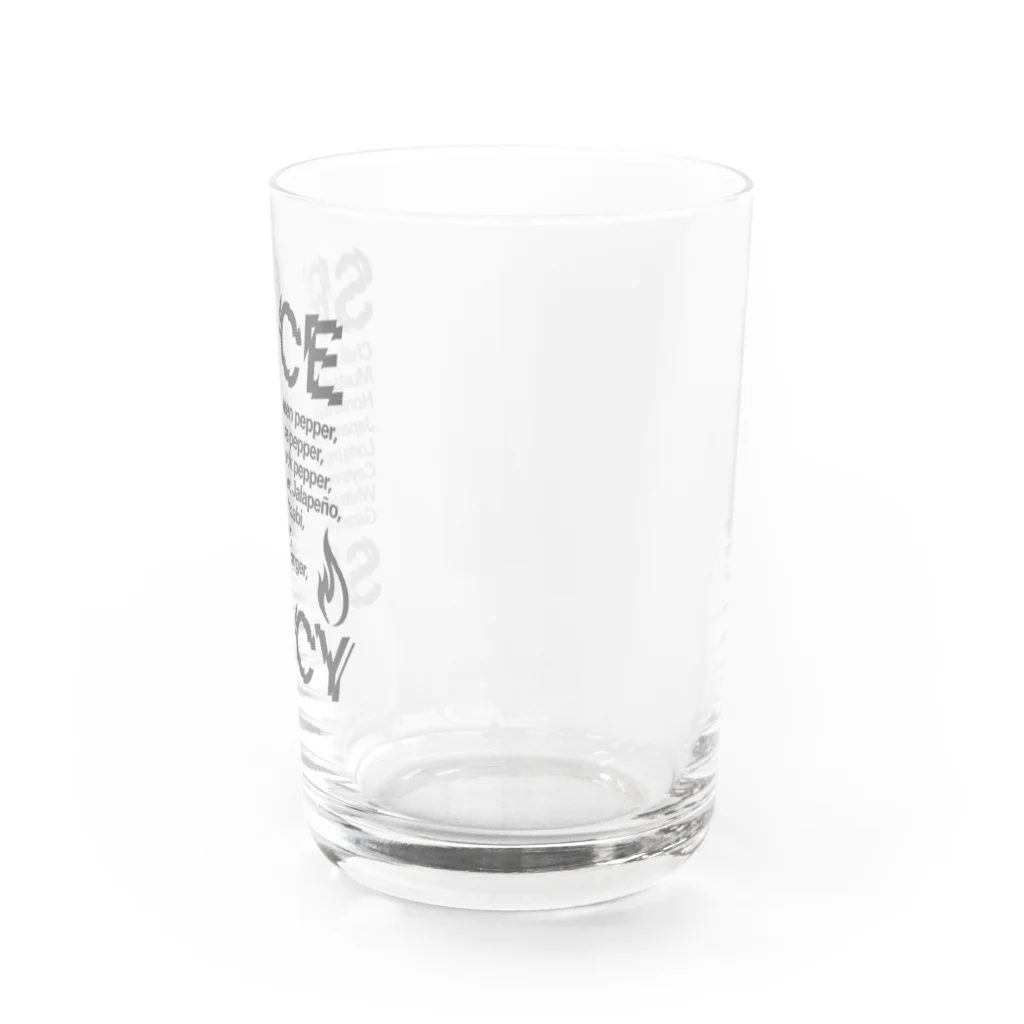 LONESOME TYPE ススのSPICE SPICY（Diagonal） Water Glass :right