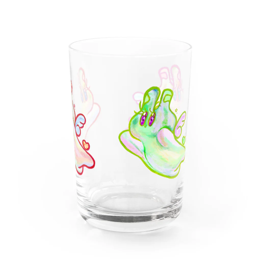 じゅうごの世界のいっぱいのうさぎ Water Glass :right