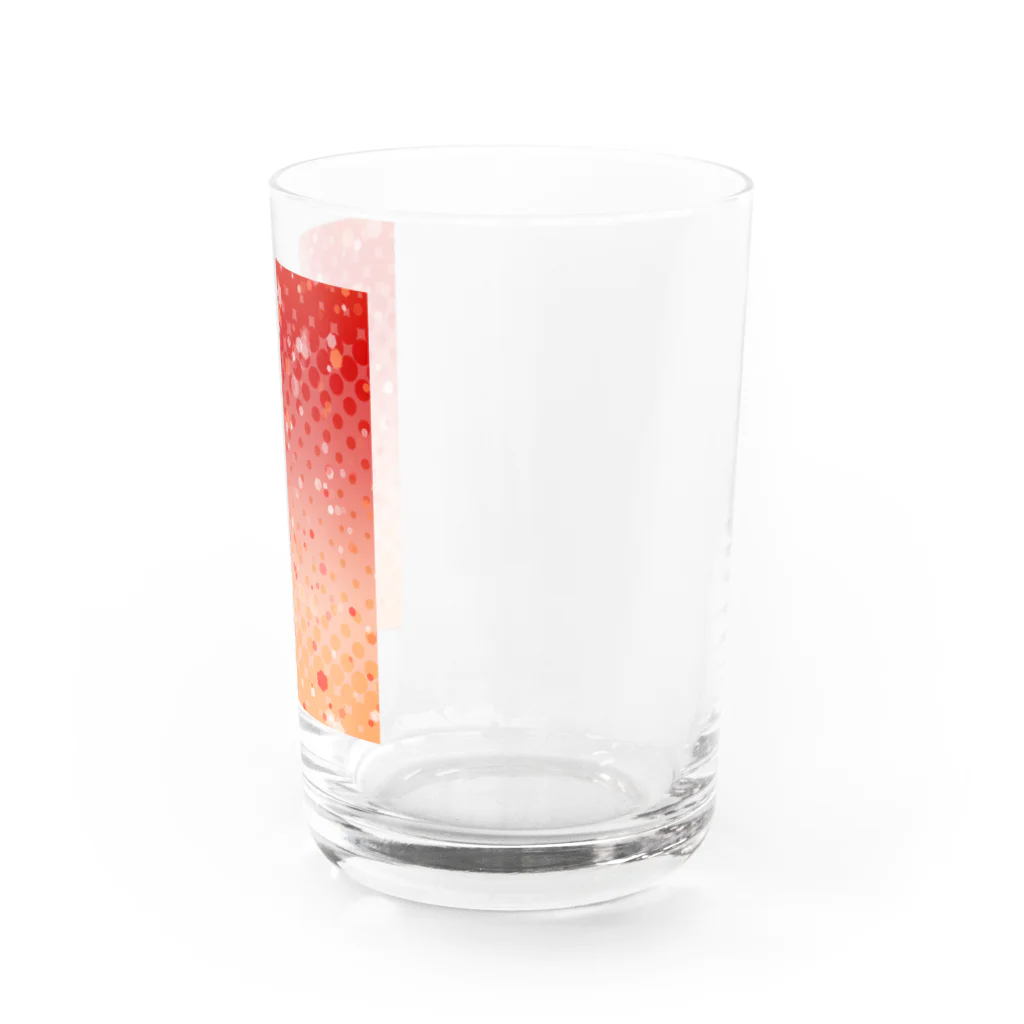 七色金魚鉢のクランベリーオレンジソーダ Water Glass :right