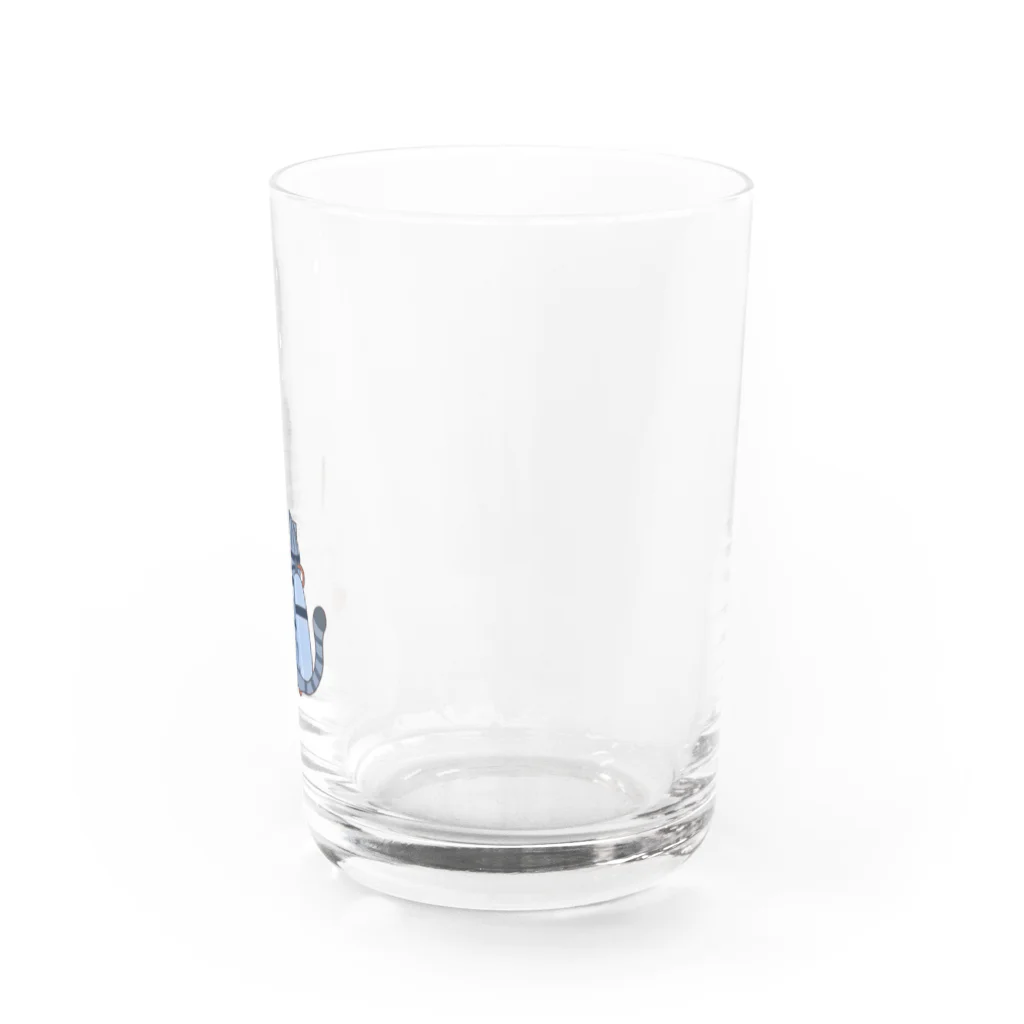 neko-neko-nekoのDIVING CAT Water Glass :right