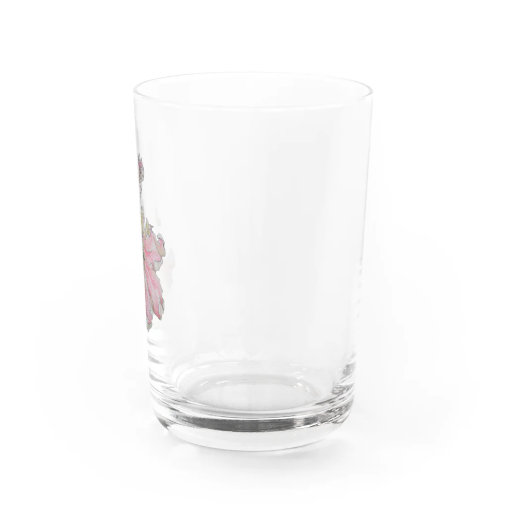 やそ吉の花のワルツ『セイヨウシャクナゲ』 Water Glass :right