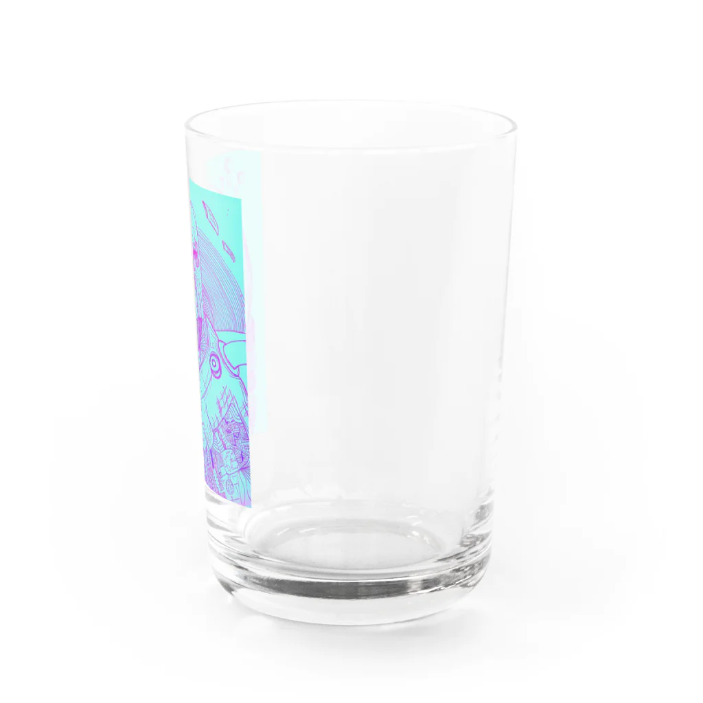 Pen:メカのロボ　人間食べると丈夫になるらしいよ Water Glass :right